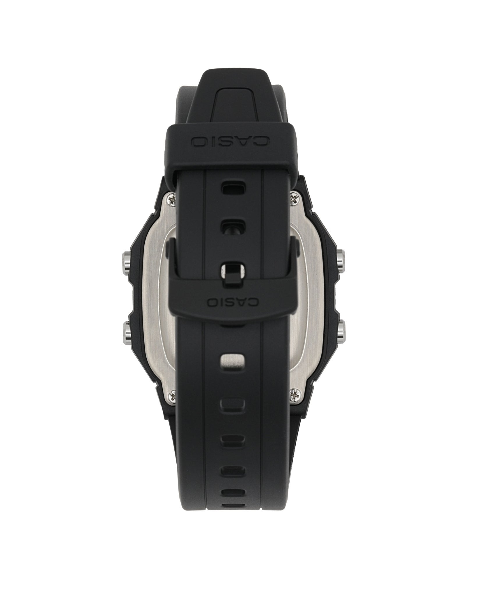 Casio Classic Digital Watch with Blackout Dial, Dual Time & 5 Alarms W800H-1BV - WCUniforms