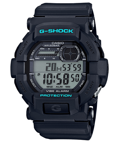 Casio G-Shock Classic w/ Vibration Alarm & World Time GD350-1CR - WCUniforms