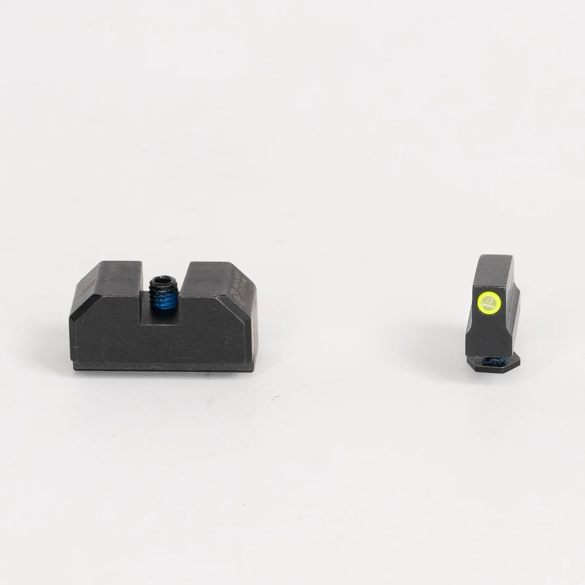 C&H Precision Back Up Iron Sights for Glock and Walther PDP - sleek design with front and rear sight components.