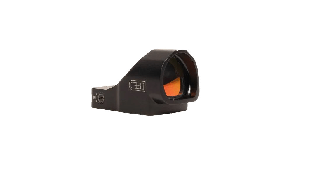 C&H Precision Comp Optic with large window for quick target acquisition and RMR compatibility. IPX7 waterproof and +P+ rated.