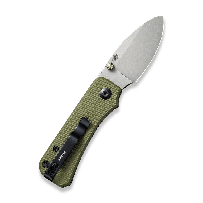CIVIVI Baby Banter Thumb Stud Knife with G10 handle and Nitro-V blade, perfect for everyday carry and outdoor use.