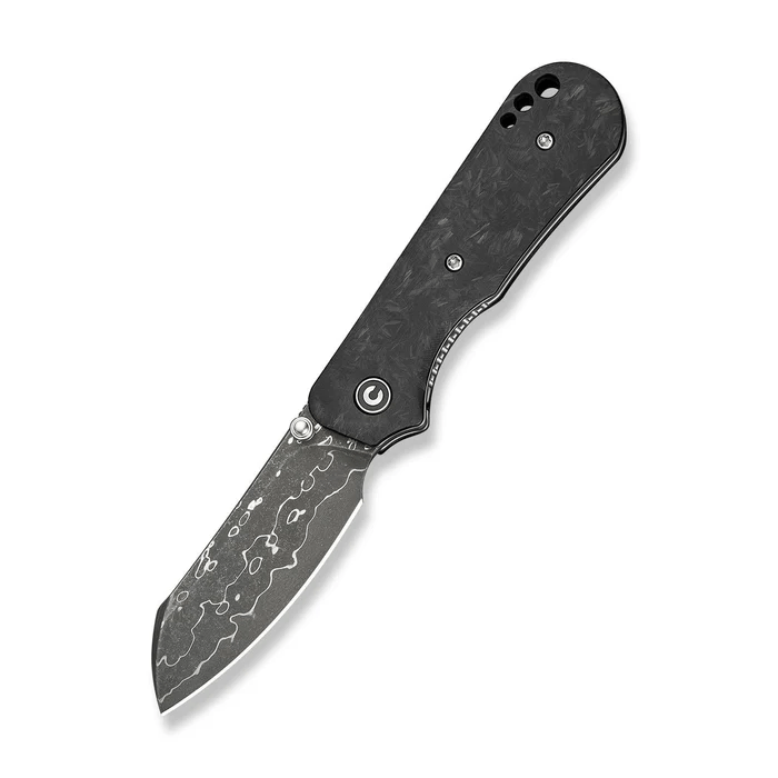 CIVIVI Knives CIVIVI Crabby Thumb Stud Knife Shredded Carbon Fiber Handle C24055 - DS1 - WCUniforms