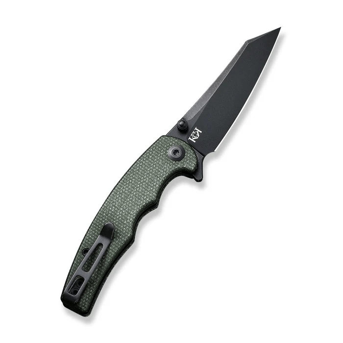 CIVIVI P87 Flipper Knife with Micarta Handle and Nitro-V Blade, ideal for everyday carry.