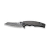 CIVIVI P87 Folder Flipper Knife with carbon fiber handle and 2.90" Damascus blade, designed for style and functionality.