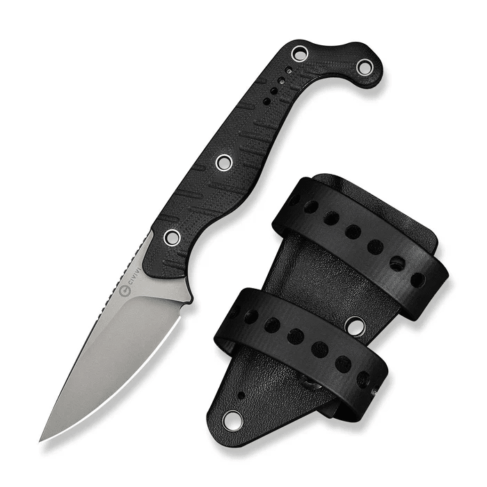 CIVIVI SOKN Fixed Blade Knife Black G10 Handle - WCUniforms