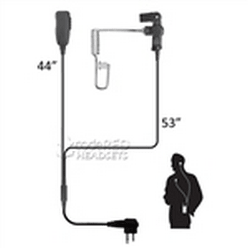 Code Red Headsets Investigator Two-Wire Microphone Investigator-K - WCUniforms