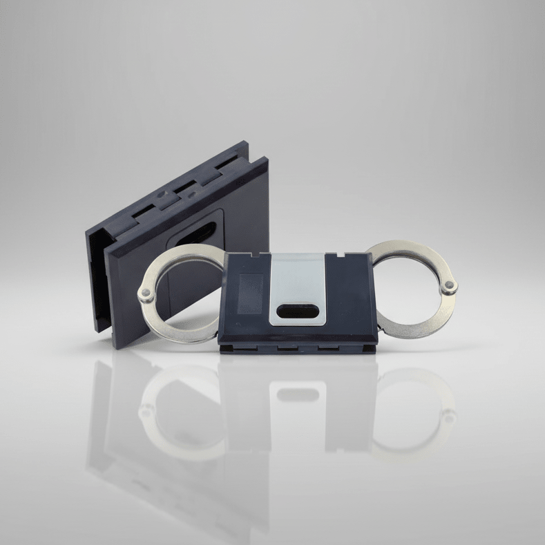 Combined Systems Model 7084 Blue Box Security Cover for Chain Handcuffs - WCUniforms