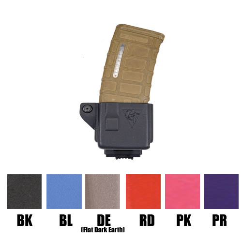 Comp-Tac AR magazine pouch with push button lock mount in Flat Dark Earth color, showcasing available color options below.