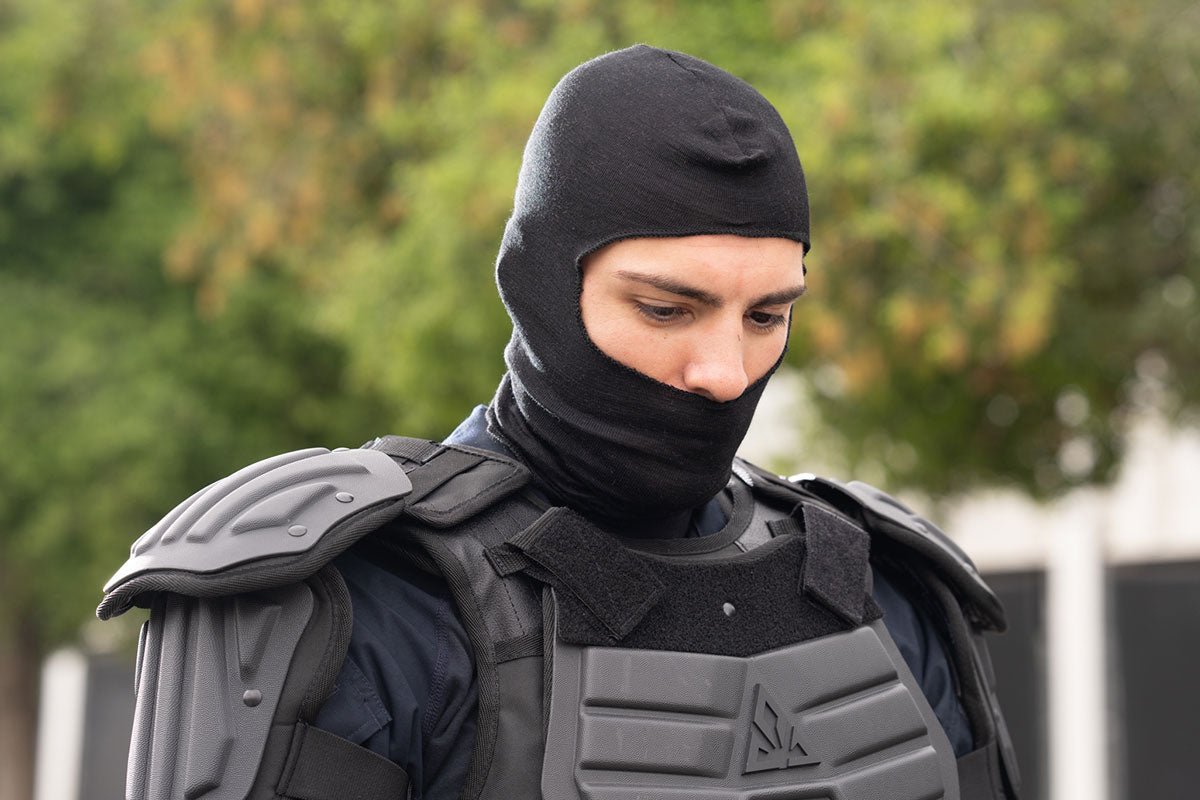 Damascus Nomex Lightweight Hood NH50L, Black SWAT Flash Balaclava - WCUniforms