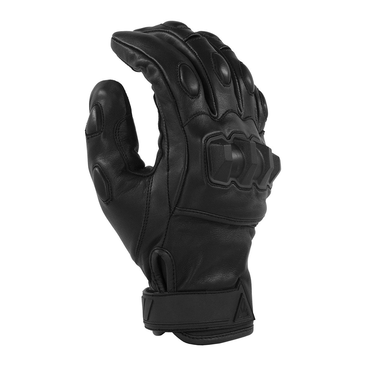 Damascus Phenom 6 PG1 hard knuckle Kevlar riot gloves in black, cut resistant design