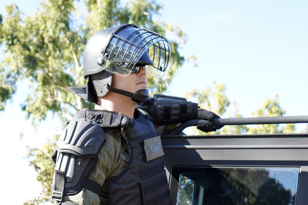 Damascus Riot Control Helmet with Steel Grid DHG2 - WCUniforms