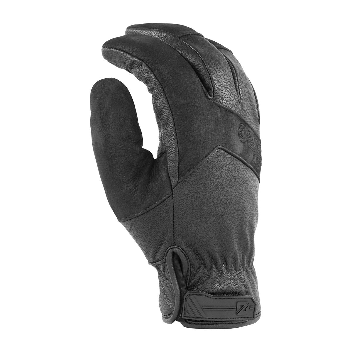 Damascus SubZero DZ19 Ultimate Cold Weather Gloves in black leather with neoprene wrist and Velcro closure