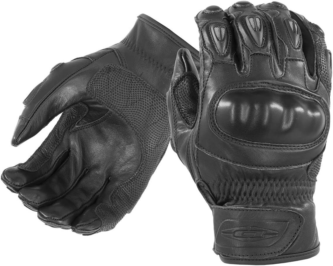 Damascus Vector™ Short Cuff Riot Control Gloves with Carbon-Tek™ Fiber Knuckles CRT50 - WCUniforms