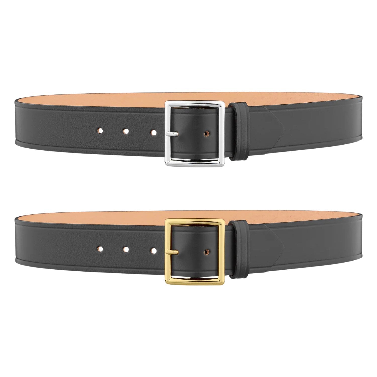 Dutyman 1-3/4"" Plain Leather Garrison Belt with Nickel Buckle 1611-32-9031 - WCUniforms