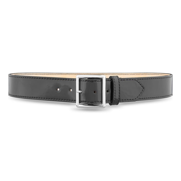 Dutyman 1.75" Hi-Gloss Leather Garrison Belt with Nickel or Gold Buckle 1631 - WCUniforms