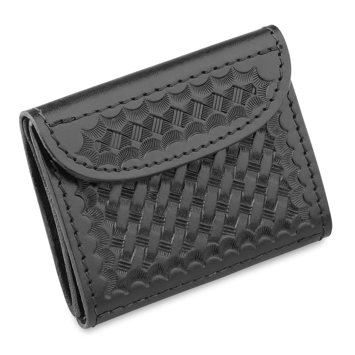 Dutyman Basketweave Leather Glove Pouch 3421 for 2.25" Belts - WCUniforms