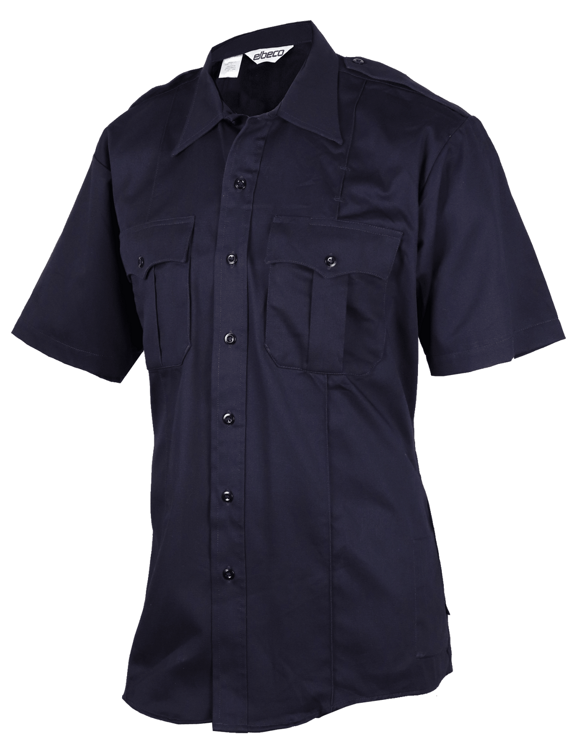 Elbeco HeroShield 100% Cotton Bravo Short Sleeve Shirt Midnight Navy SM2001NV