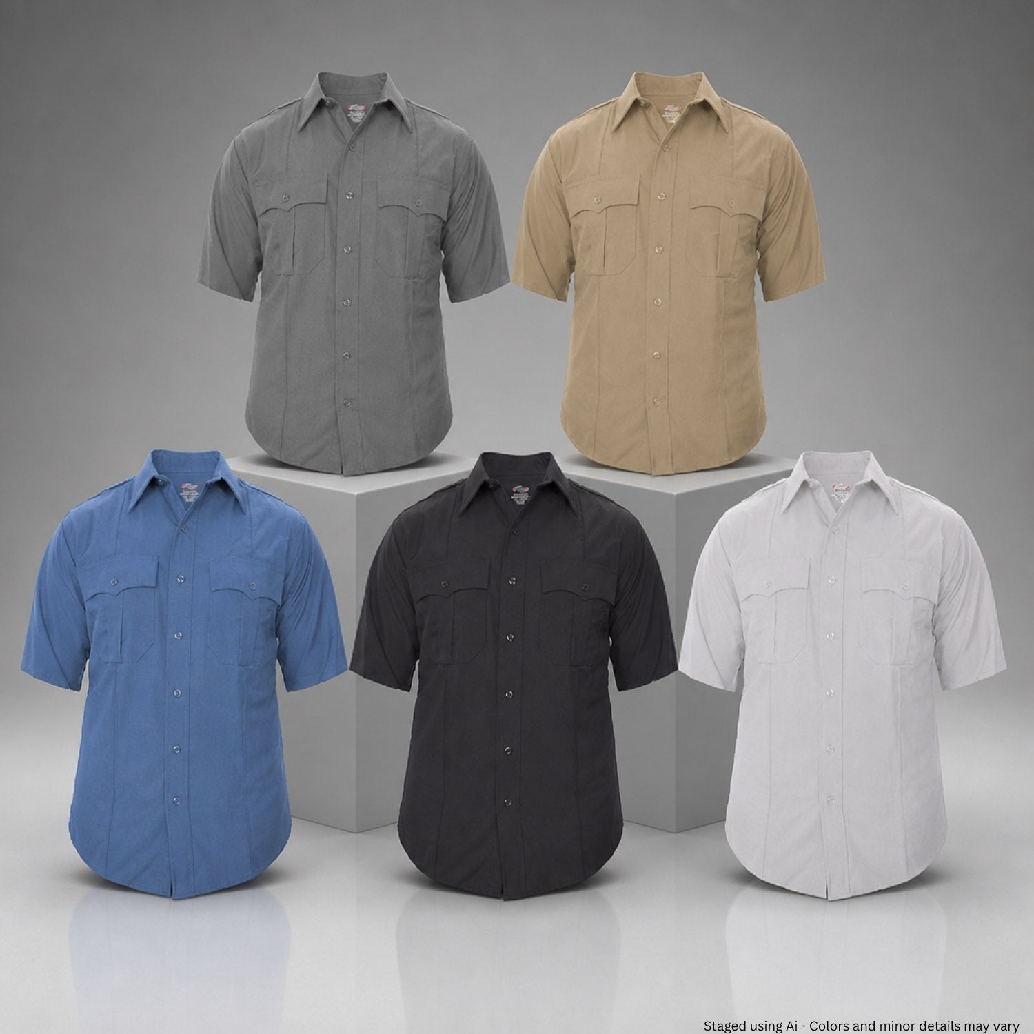 Elbeco Men's DutyMaxx™ Poly/RayonShort Sleeve Uniform Shirt - WCUniforms
