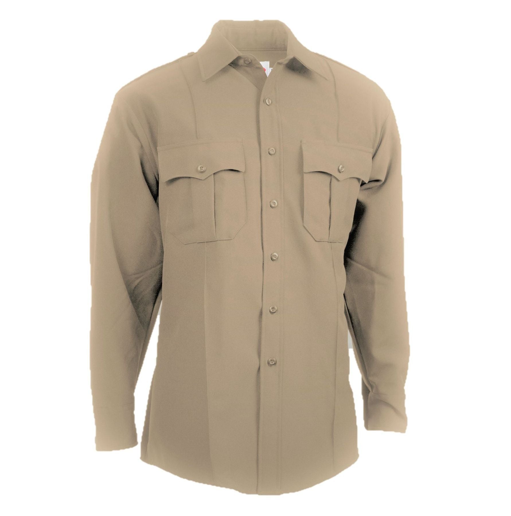 Elbeco Men's TexTrop2™ Zippered Long Sleeve Polyester Shirt - WCUniforms