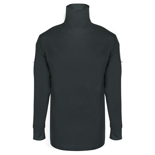 Elbeco Regulation Navy Base Layer T-Neck in dark navy, featuring a seamless neck and extra-long tails for comfort and durability.