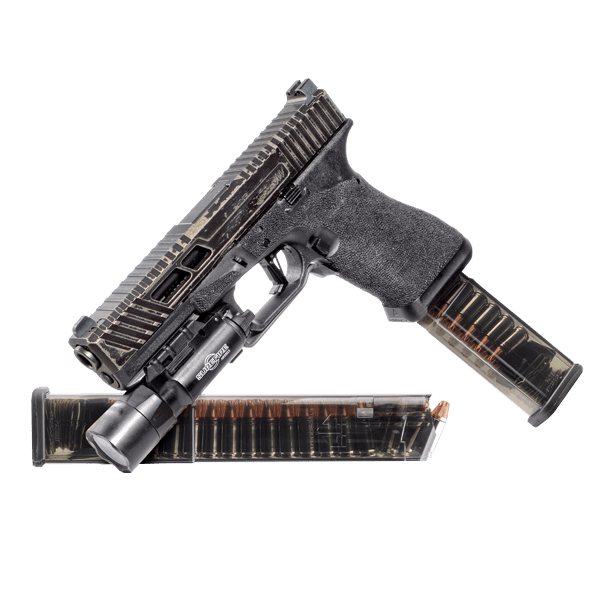Elite Tactical Systems Smoke 32 Round (9mm) GEN 2 Mag for Glock 17, 18, 19, 19x, 26, 34, 45, and 49 SMK-GLK-18G2 - WCUniforms