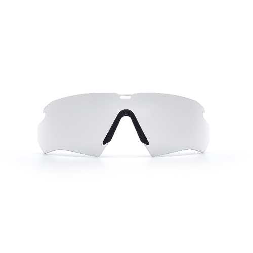 ESS Crossbow Clear replacement lens 740-0425, front view with black nosepiece