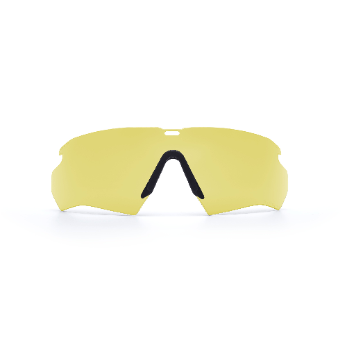 ESS Crossbow Hi-Def Yellow replacement lens 740-0423, front view with black nosepiece