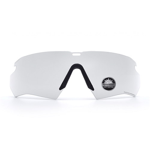 ESS Crossbow Photochromic replacement lens 740-0452, front view with black nosepiece