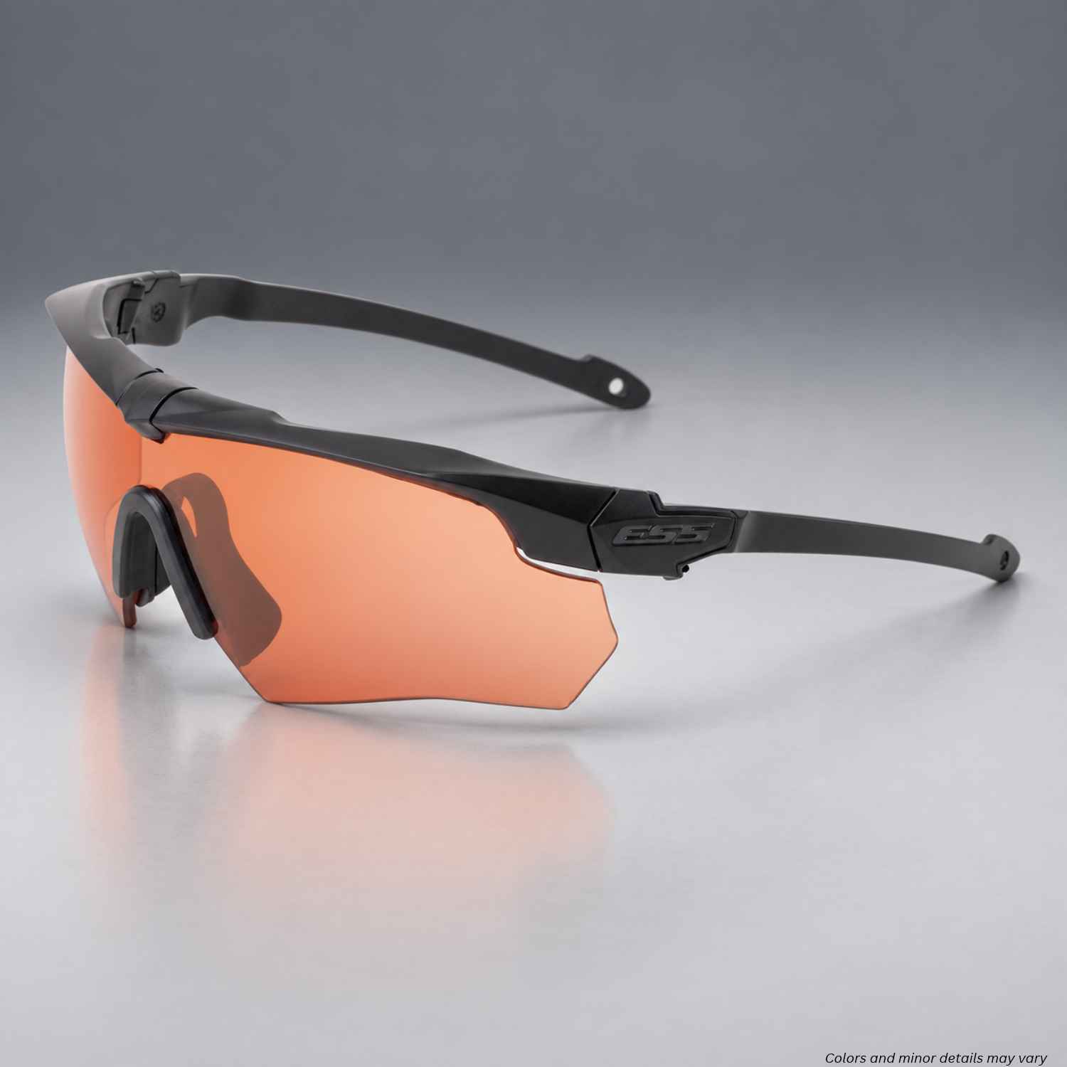 ESS Crossbow Suppressor ONE Hi-Def Copper 740-0472 ballistic glasses, side angle view