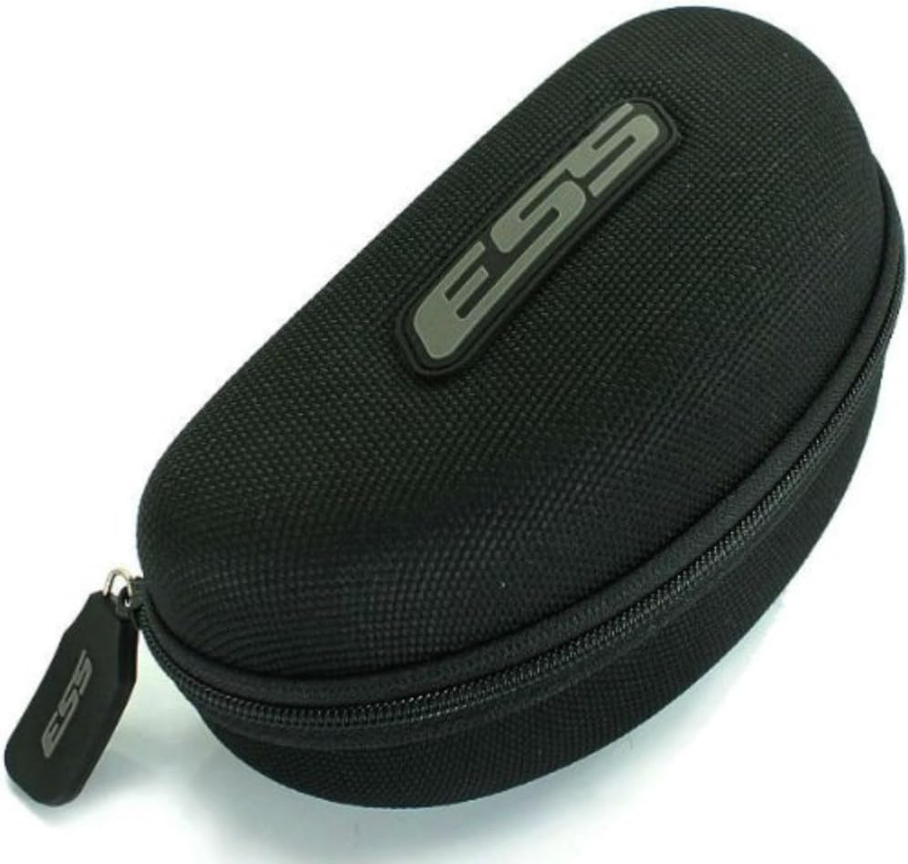 ESS Eyeshield Hard Case 740-0445 top view showing zipper closure and raised ESS logo