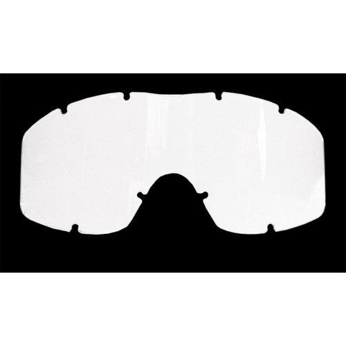 ESS Firepro Asian-Fit Profile Lenses featuring high-impact, scratch-resistant, and fog-resistant clear lens design.