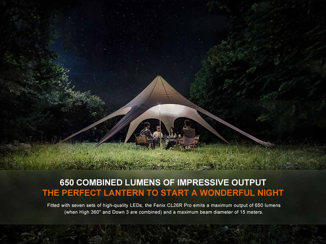 Fenix CL26R Pro Rechargeable Camping Lantern - WCUniforms