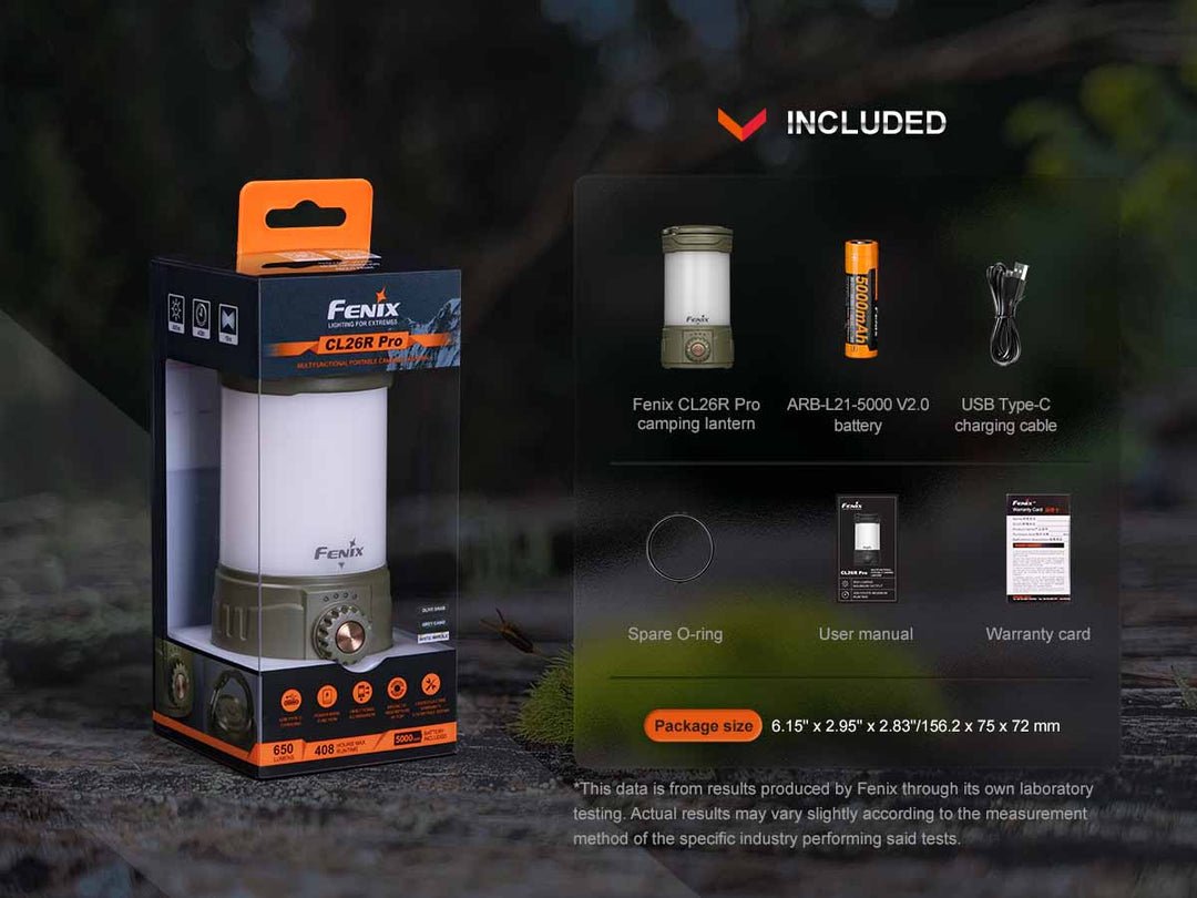 Fenix CL26R Pro Rechargeable Camping Lantern - WCUniforms