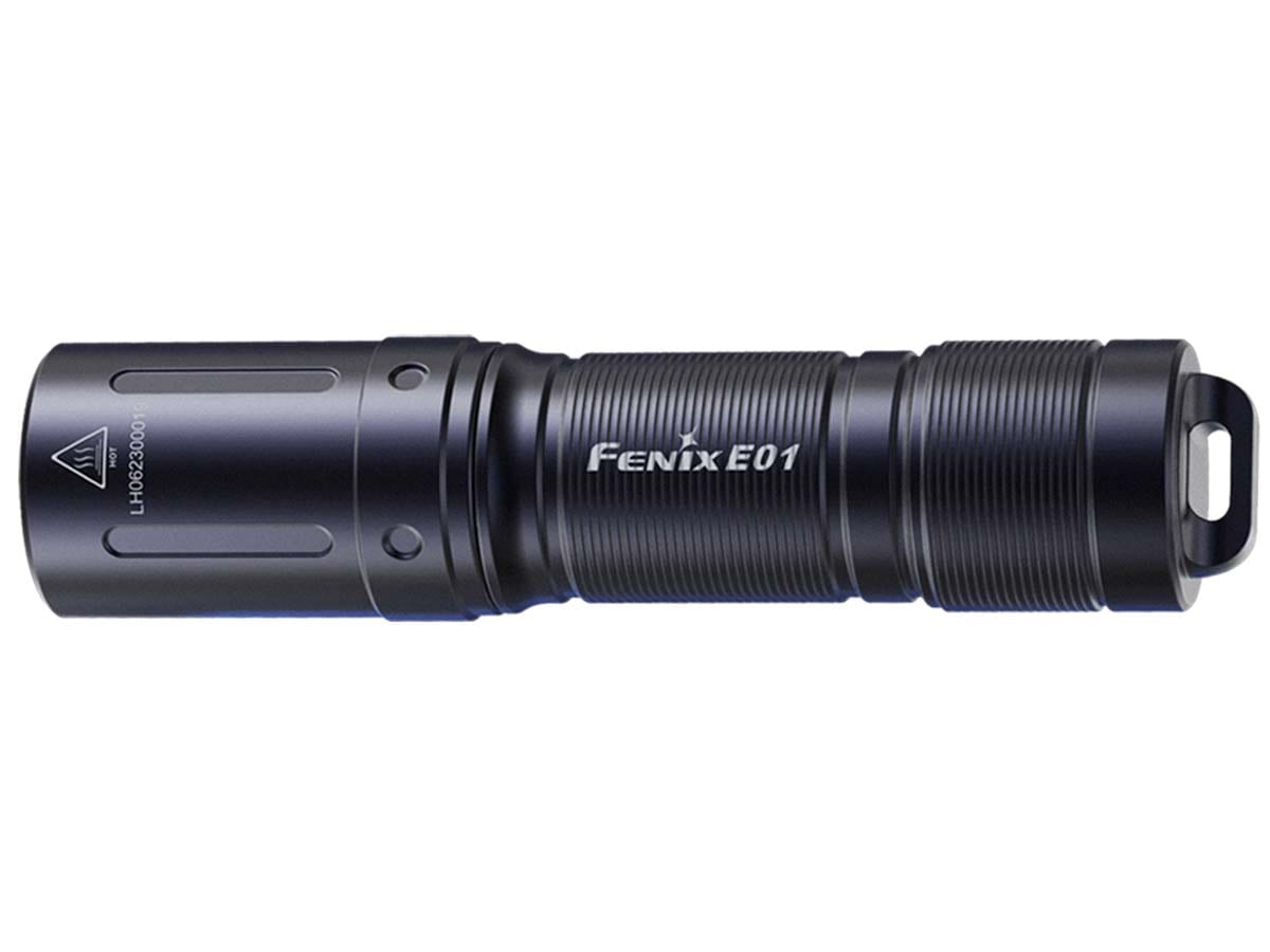 Fenix E01 Flashlight black E01V2BK - WCUniforms
