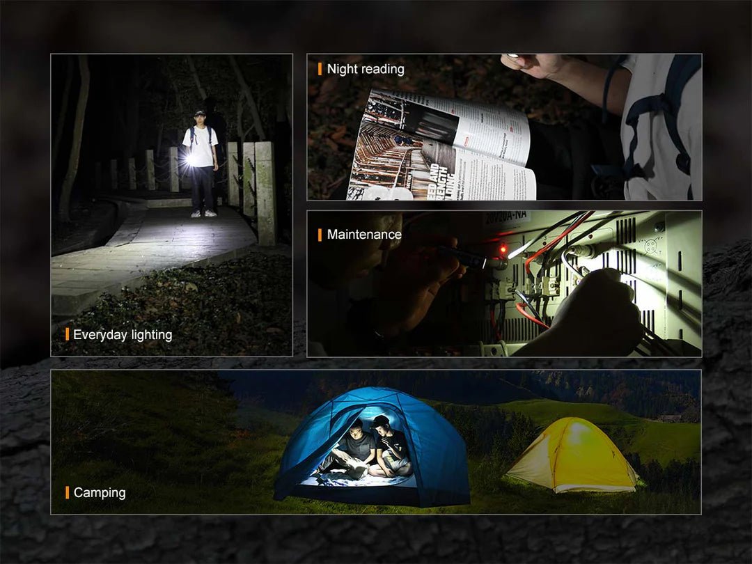 Fenix E09R Rechargeable Flashlight E09RSBK - WCUniforms