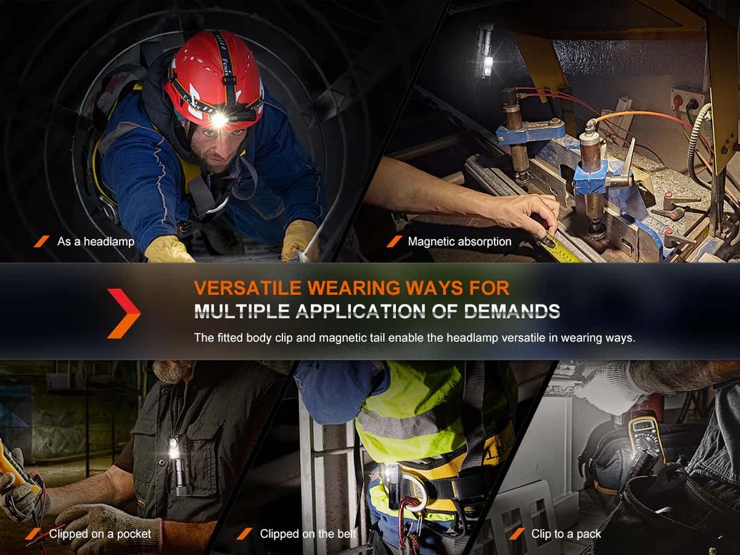 Fenix HM71R Rechargeable Headlamp - WCUniforms