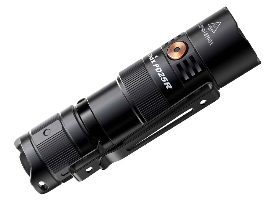 Fenix PD25R Rechargeable EDC Flashlight - IP68 Waterproof & Dustproof - WCUniforms