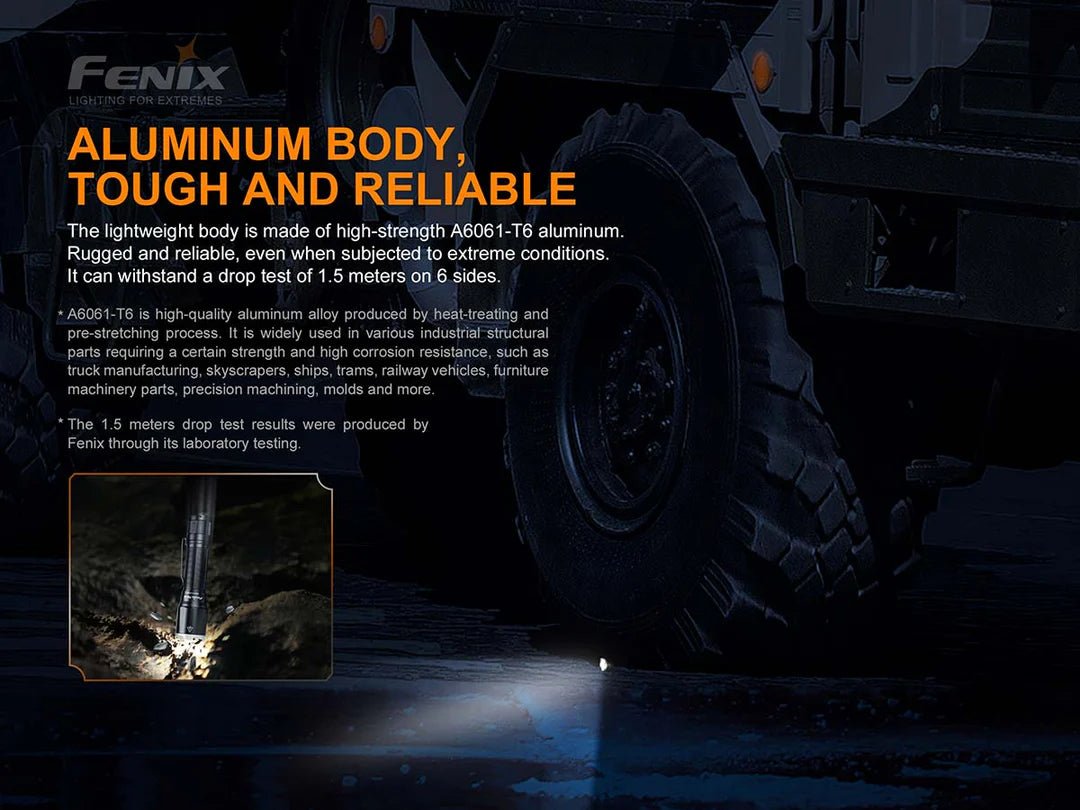 Fenix TK16 V2.0 Tactical Flashlight TK16V2BK - WCUniforms