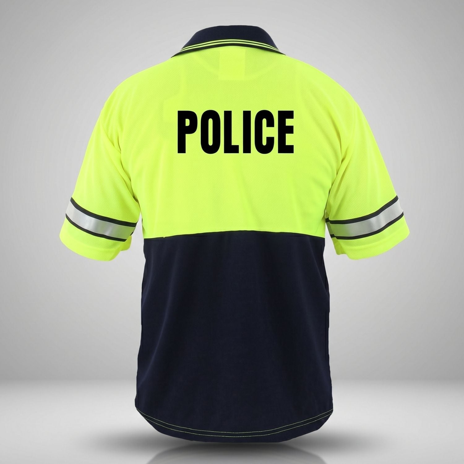 First Class Hi-Vis Bike Patrol Polo Shirt PS69 - POLICE, SHERIFF, SECURITY, EVENT STAFF - WCUniforms