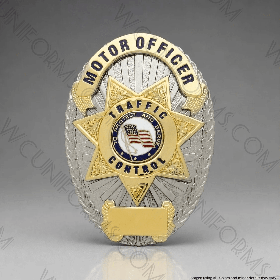 Watermarked - First Class Motor Officer Traffic Control Badge BA40