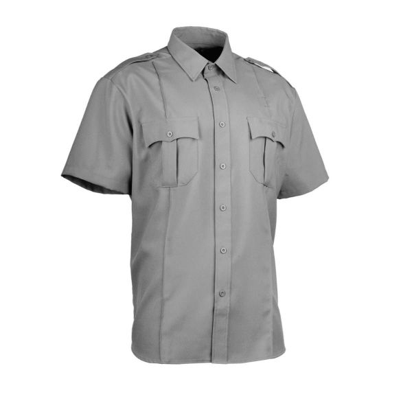 First Class Poly-Cotton Short-Sleeve Uniform Shirt - WCUniforms