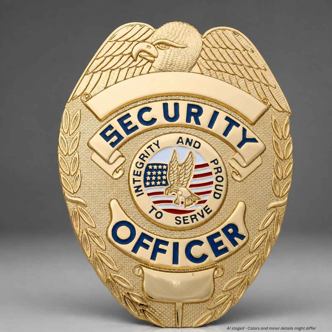 First Class Security Officer Gold Shield Badge | BA08 - WCUniforms