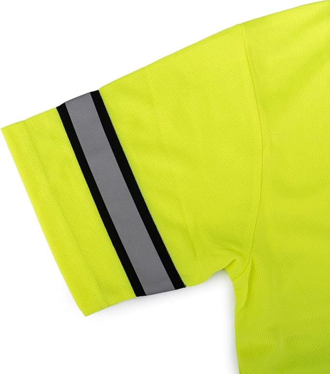 First Class Uniforms High-Visibility Bike Patrol Uniform Polo Shirts - Police, Security, Sheriff, and Event Staff PS79 - WCUniforms
