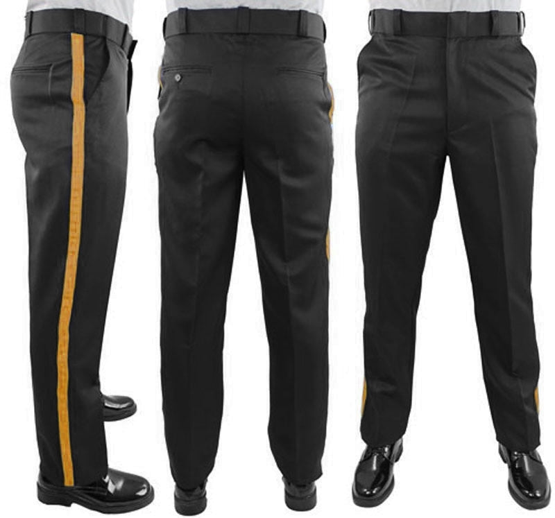 First Class Uniforms Striped Polyester Uniform Pants/Slacks SP12 - WCUniforms