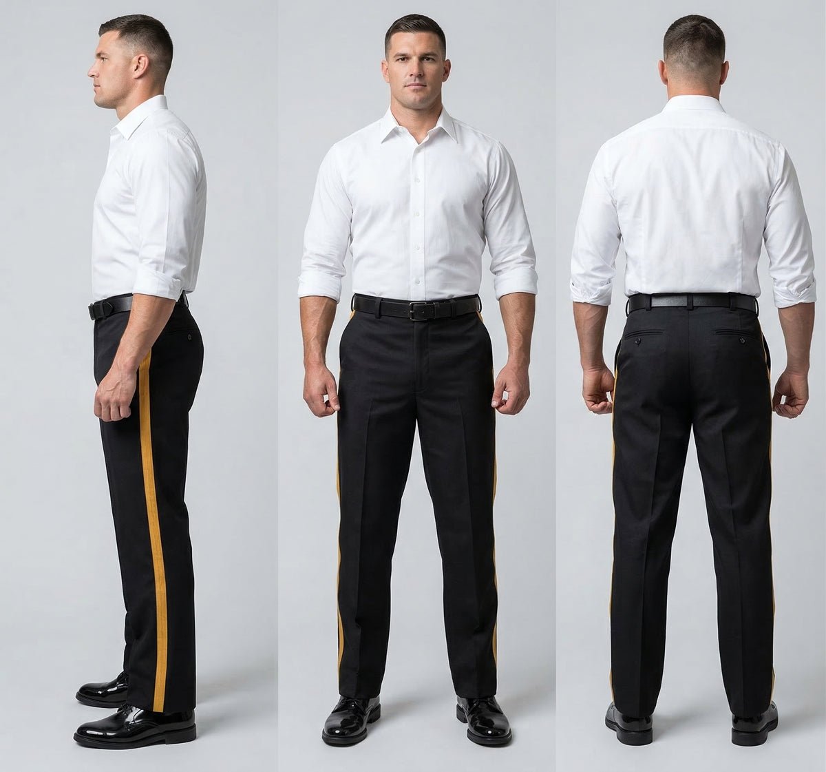 First Class Uniforms Striped Polyester Uniform Pants/Slacks SP12 - WCUniforms
