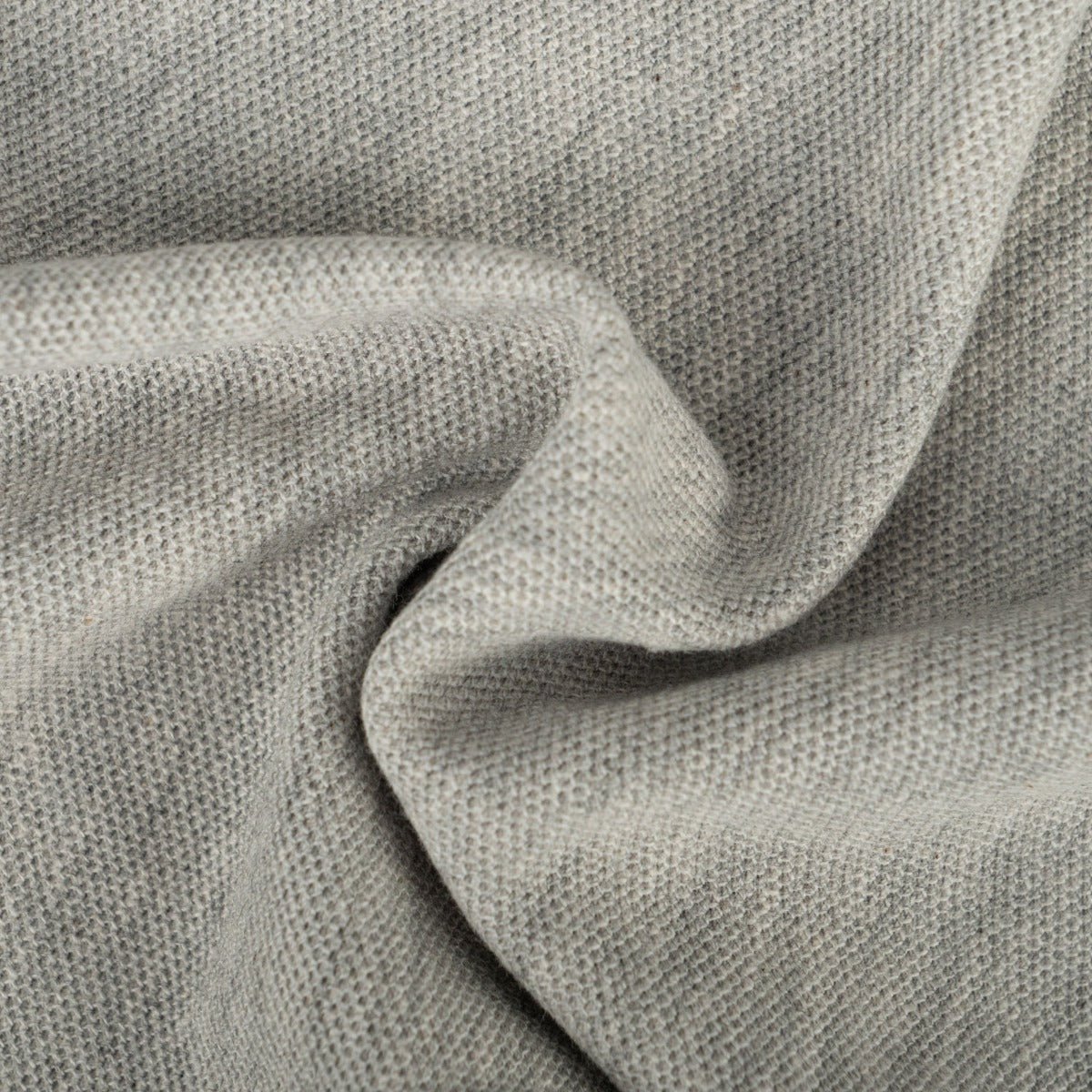 Close-up of the 60% cotton, 40% polyester pique fabric on the First Class Security Polo