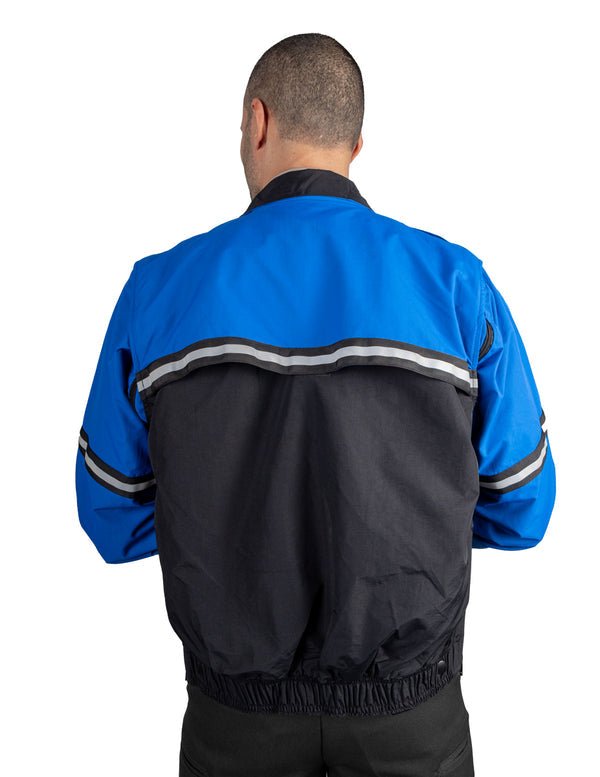 First Class Waterproof Zip-Off Sleeve Bike Patrol Jacket with Removable Liner - WCUniforms