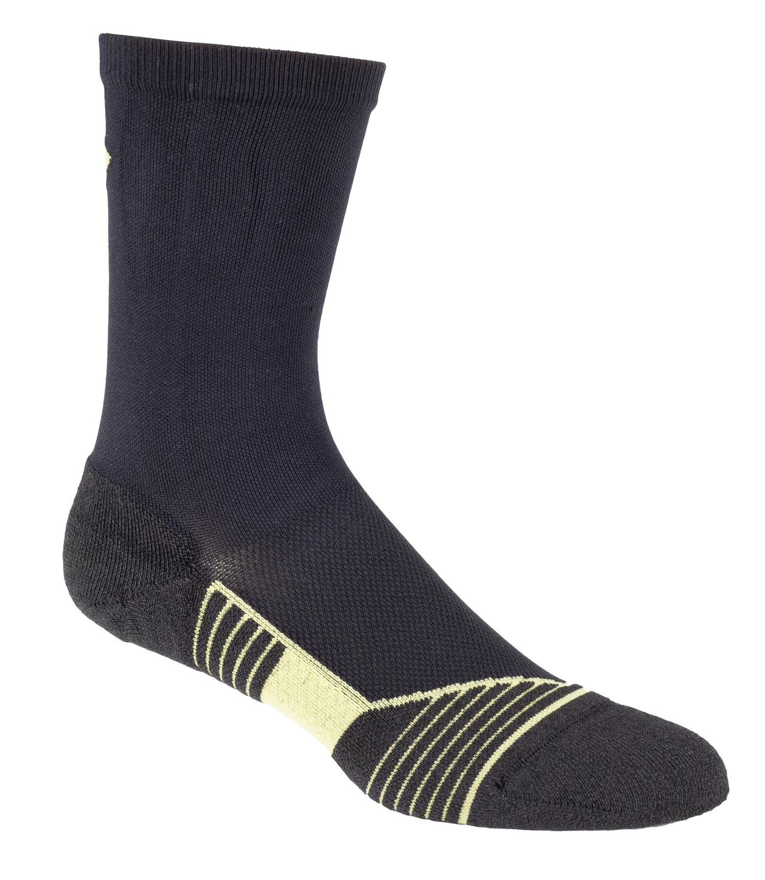 First Tactical Advanced Fit 6" sock featuring cushioned footbed and compression for ultimate comfort and performance.