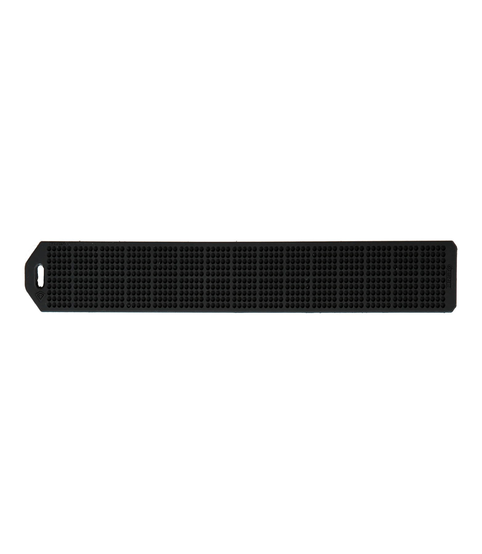 First Tactical DOT TAC Name Tape in black, made of durable TPU material, designed for easy customization.