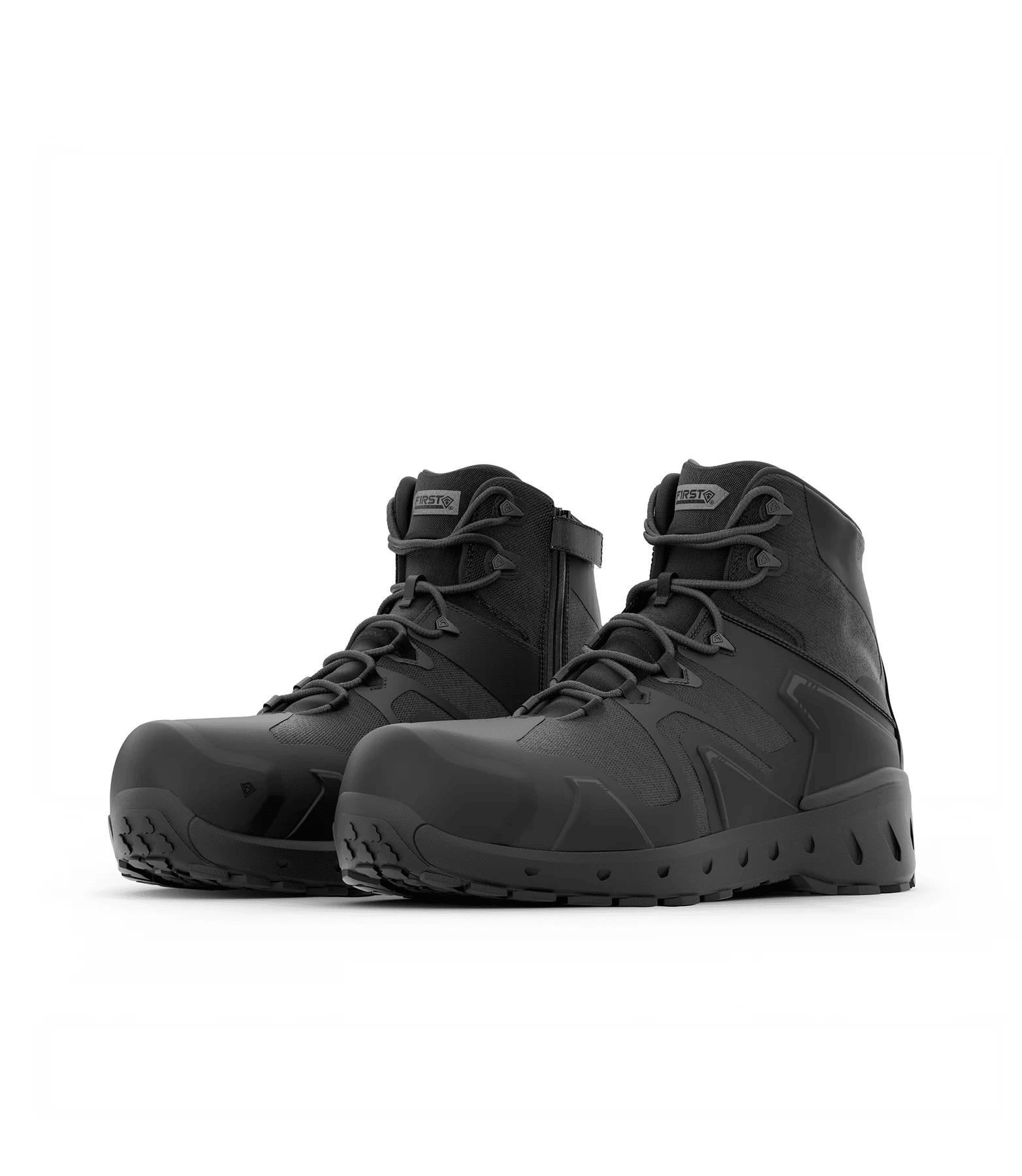 First Tactical Men's 5" AERO-TAC Safety Toe Side-Zip Mid - WCUniforms